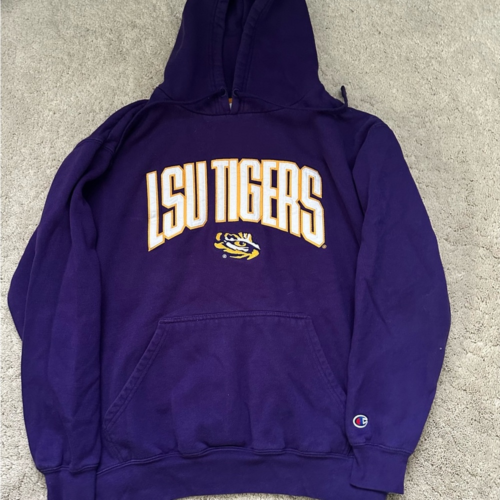 Champion Purple LSU Tigers Sweatshirt